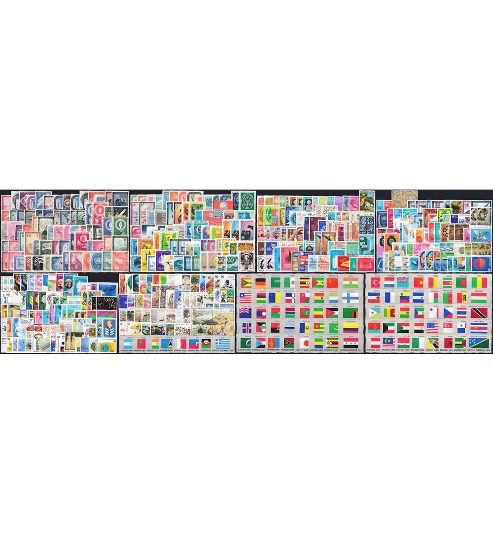 UNO New York 1951-1987 postfrisch **