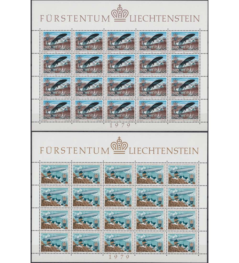 Liechtenstein Nr. 723-724 postfrisch **  CEPT 1979 Kleinbogen