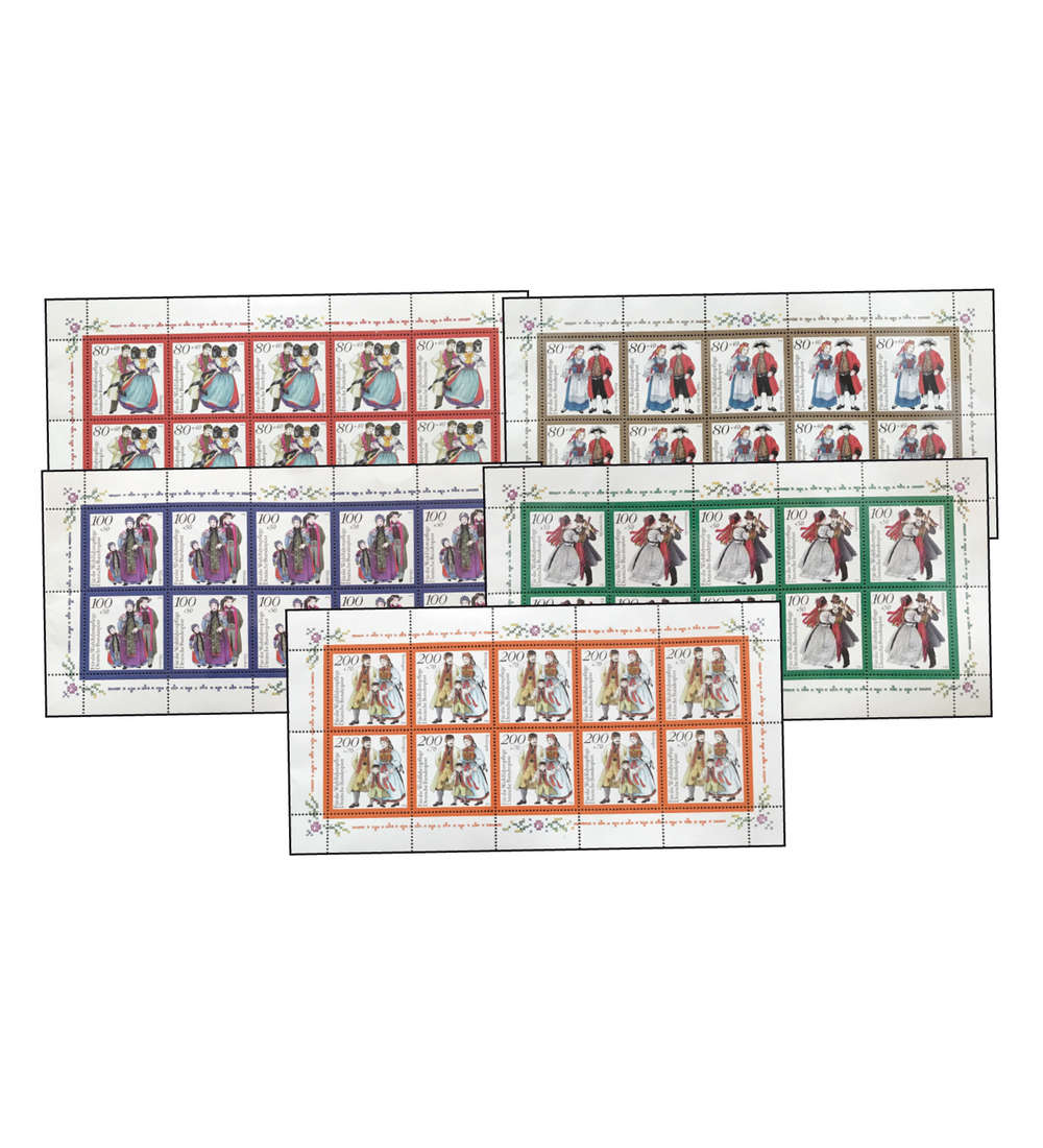 BRD Bund 1994 Kleinbogen postfrisch ** Nr. 1755-1771