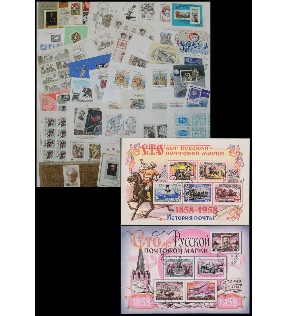 Osteuropa Blocks und Kleinbogen Sammlung