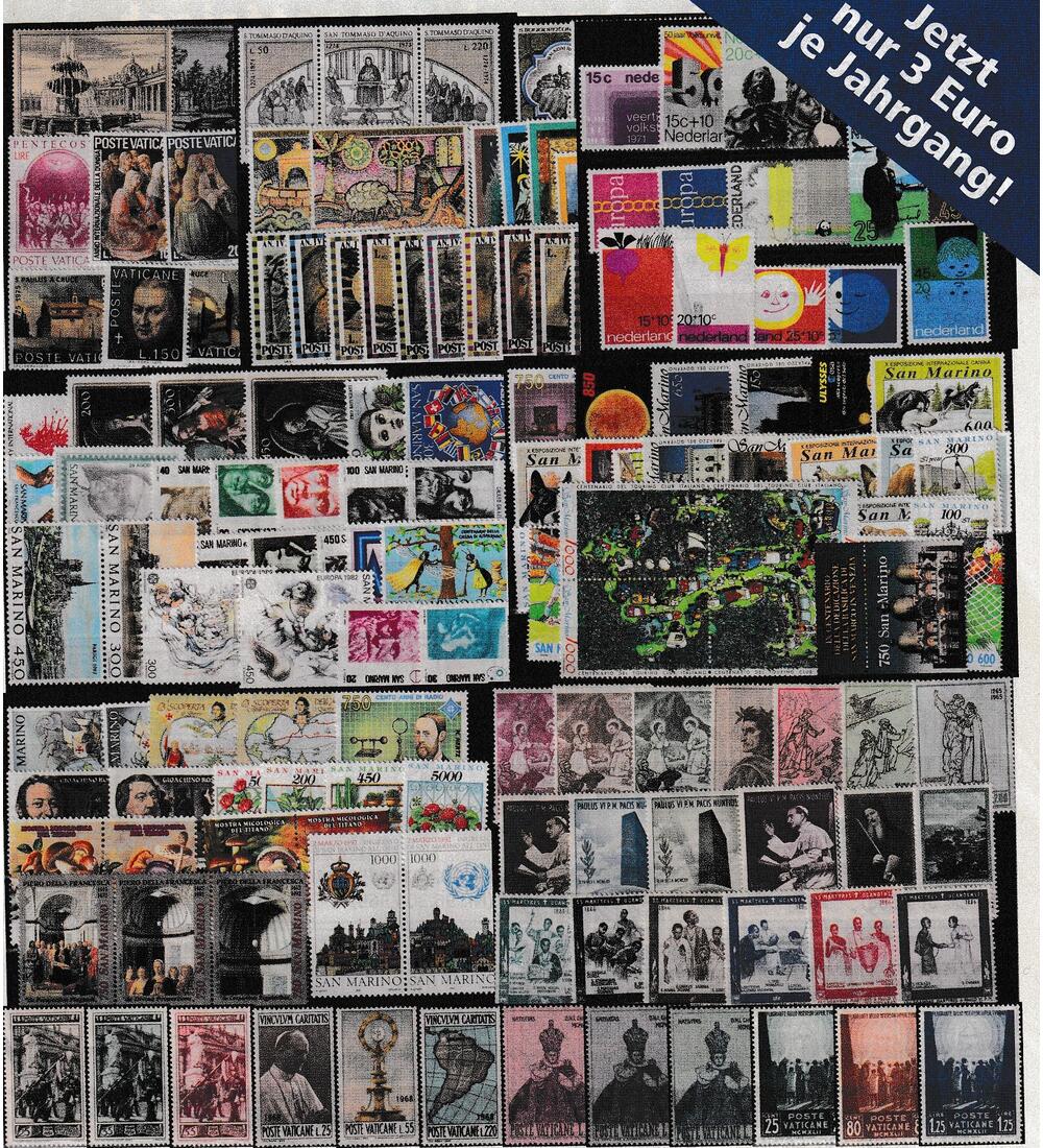 10 ver. Europa Jahrg�nge