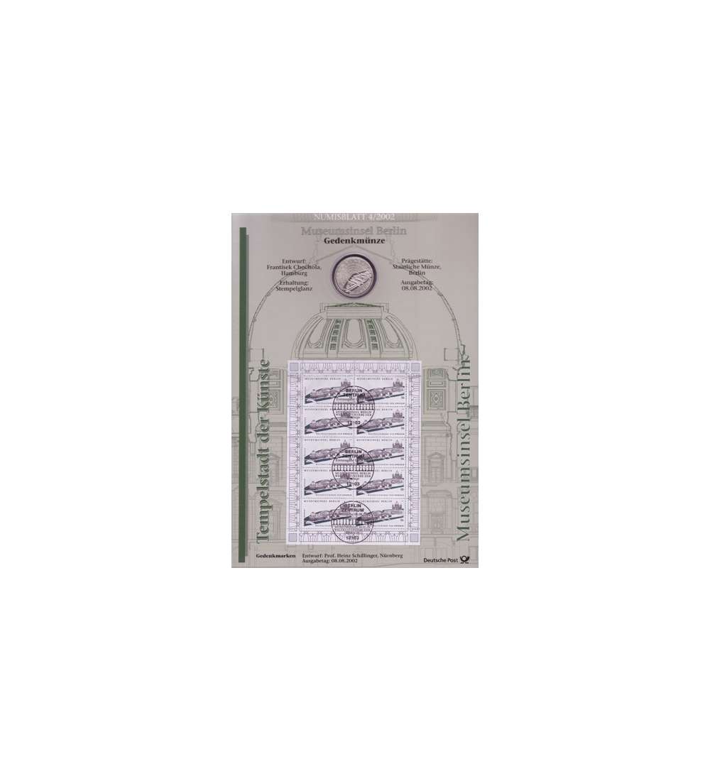 BRD Bund Numisblatt 4/2002 - UNESCO Welterbe