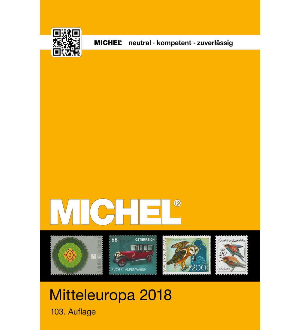 MICHELKatalog Europa 2018 Band 1 (EK1) Mitteleuropa Reduzierte