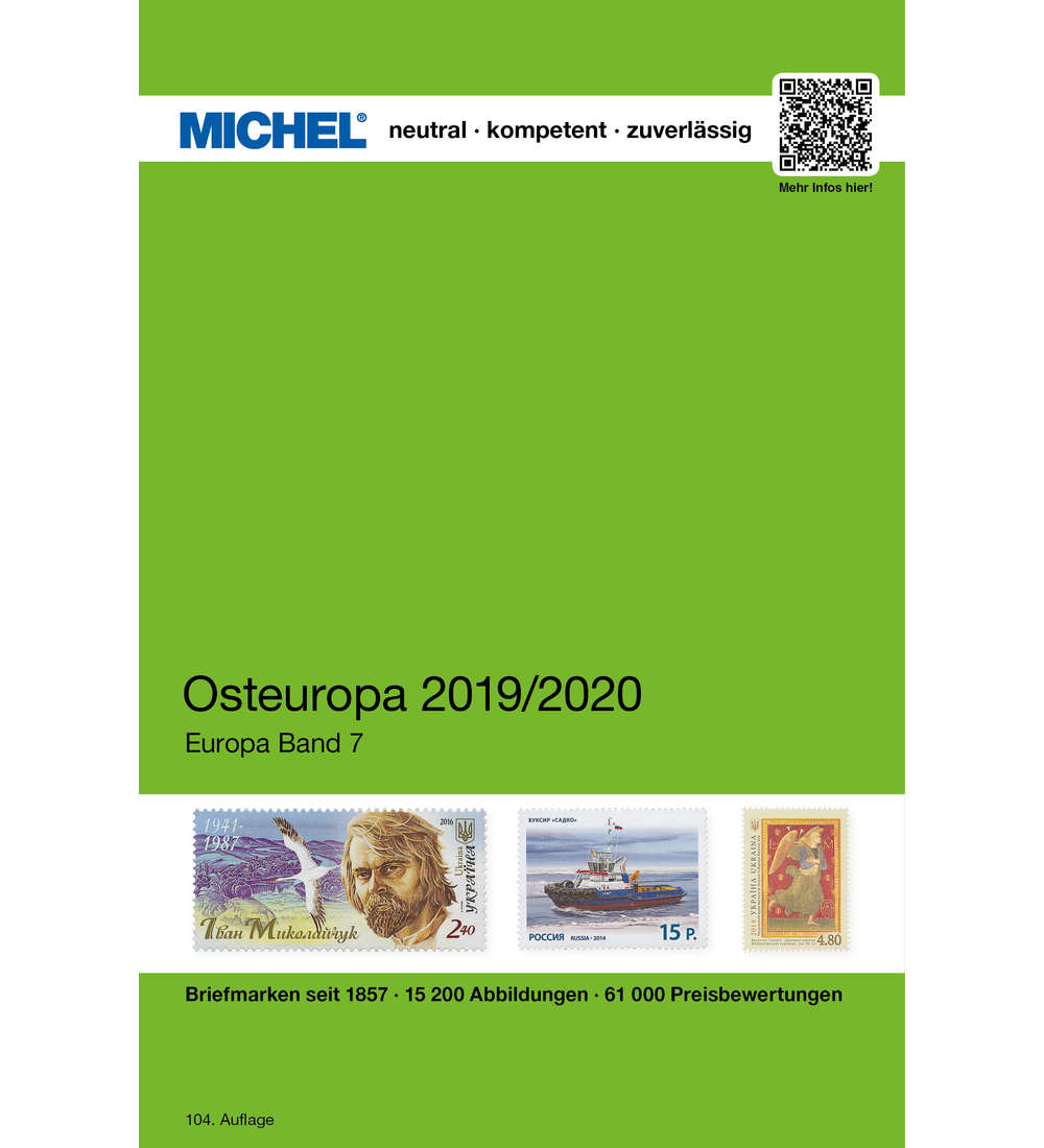 MICHEL-Katalog Europa 2019/20 Band 7 (EK7) Osteuropa