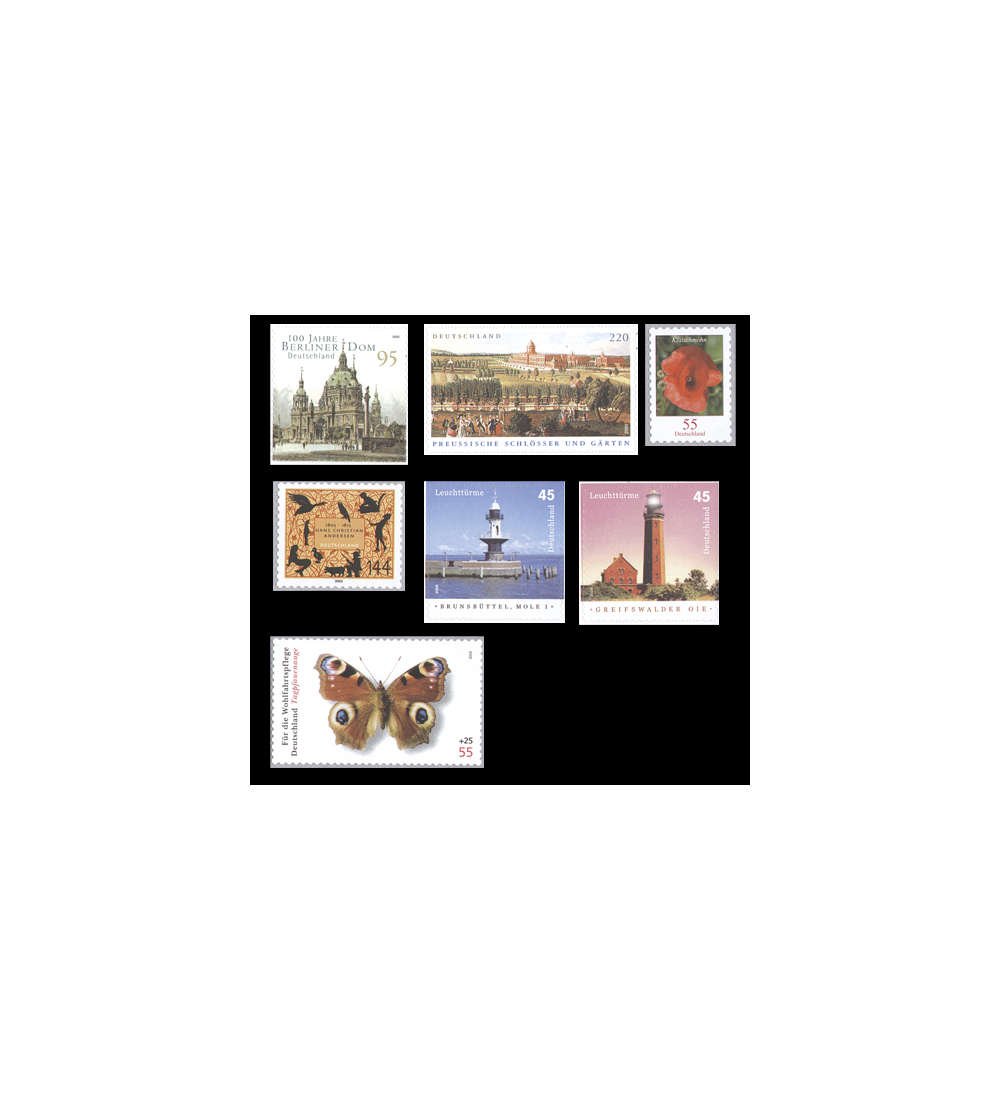 BRD Bund Selbstklebende 2005 - 7 Werte postfrisch **