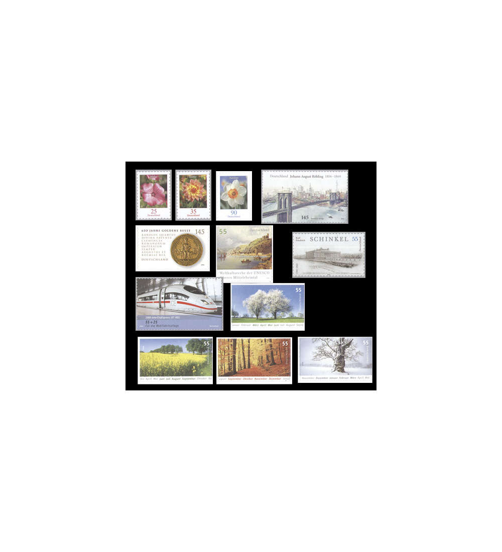 BRD Bund Selbstklebende 2006 - 12 Werte postfrisch **