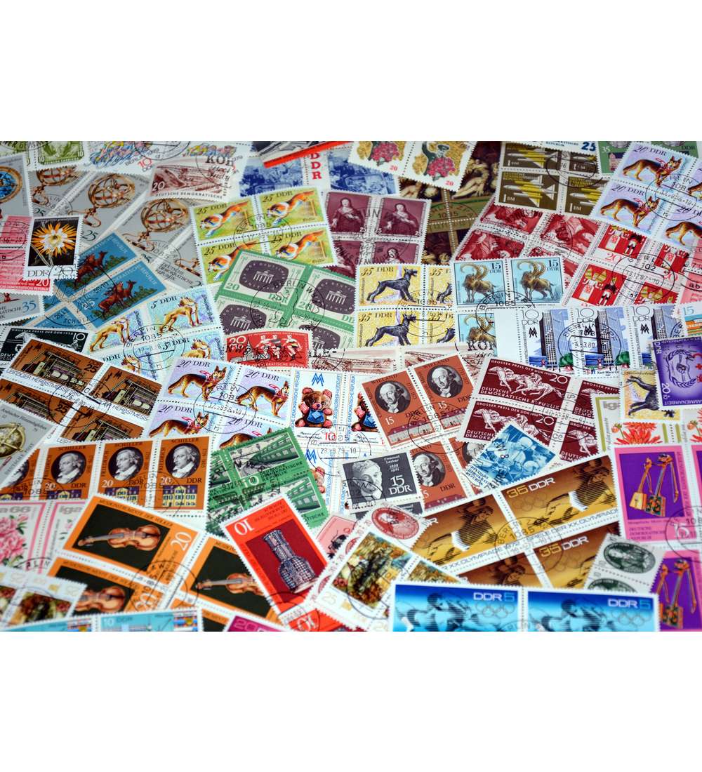 1000 DDR Sondermarken gestempelt