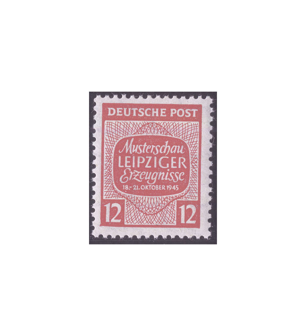 SBZ Nr. 125y V postfrisch ** Plattenfehler