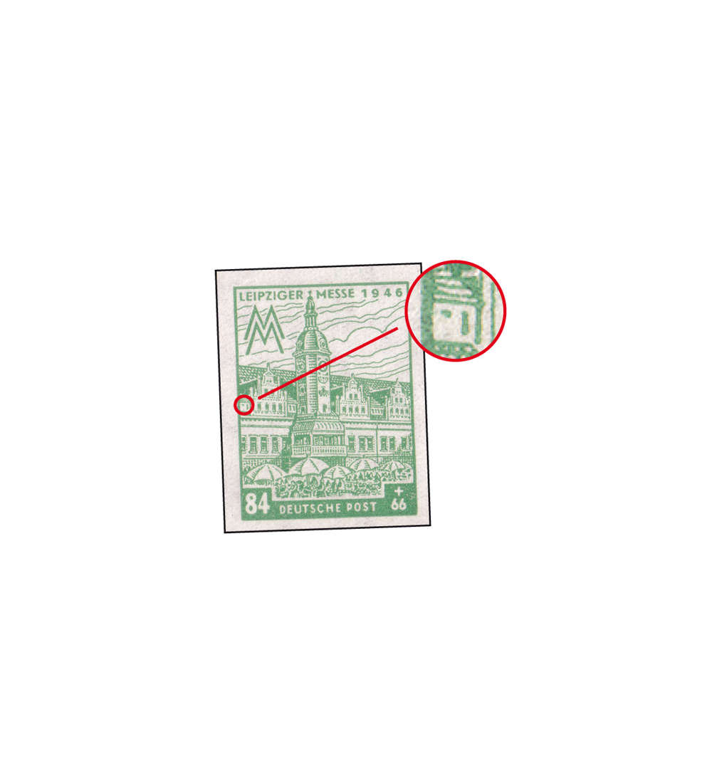 SBZ Nr. 165BY I postfrisch Plattenfehler