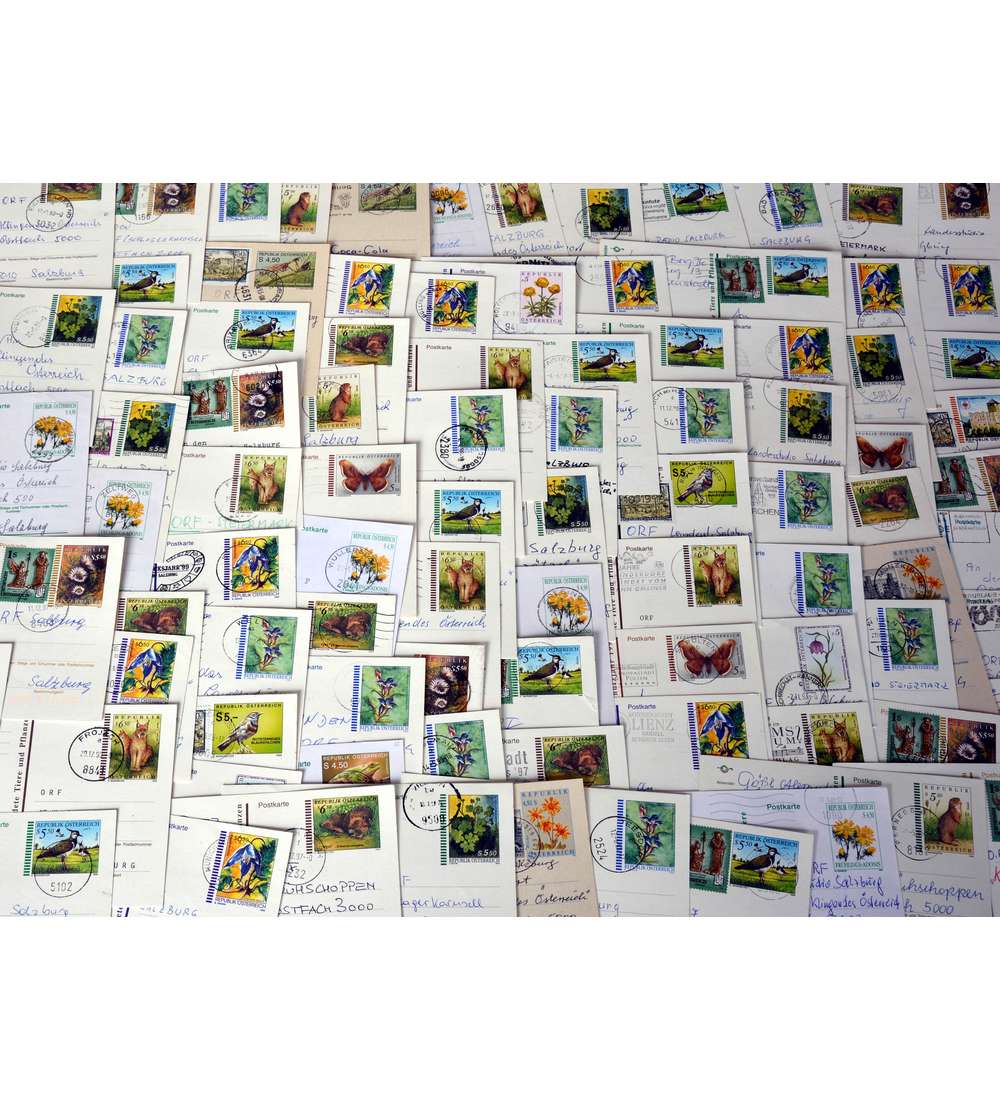 sterreich - 100 Ganzsachen