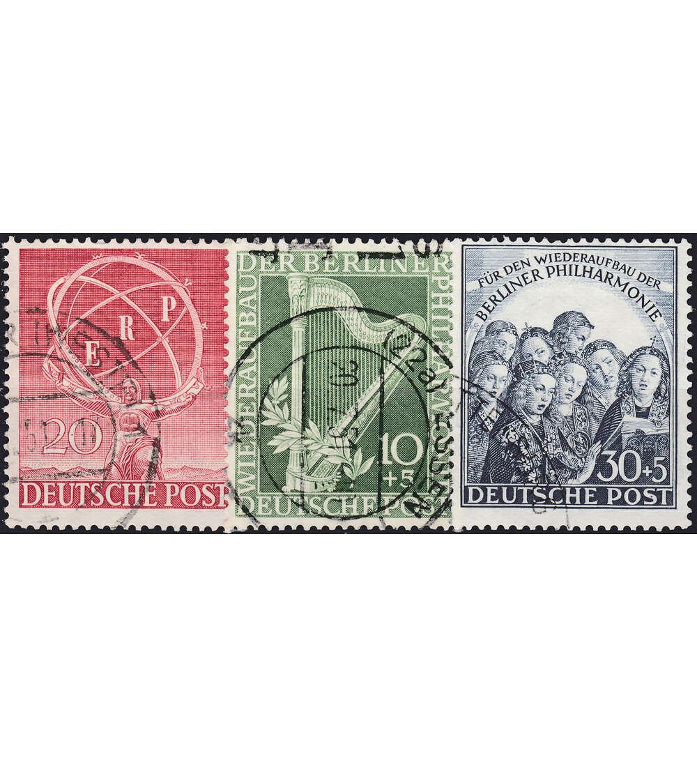 Berlin Jahrgang 1950 gestempelt komplett Nr. 7173 Briefmarke