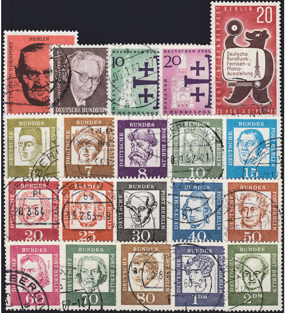 Berlin Jahrgang 1961 gestempelt komplett