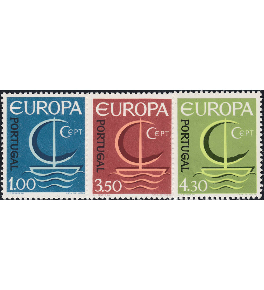Westeuropa - Sondermarken 500 verschiedene mit Portugal CEPT 1966 Nr. 1012/1014
