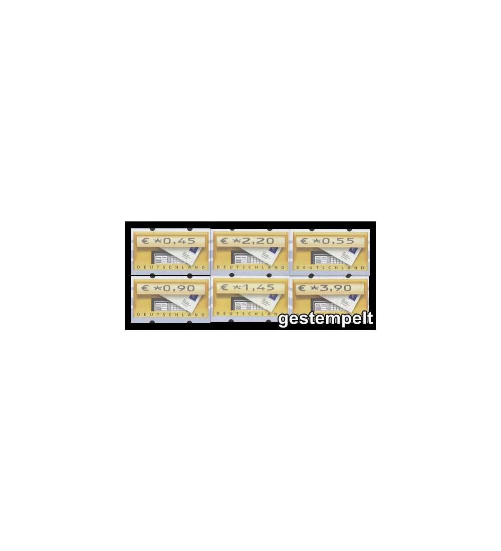 BRD Bund  ATM5.1 VS12 gestempelt     045/055/090/145/220/390 Cent