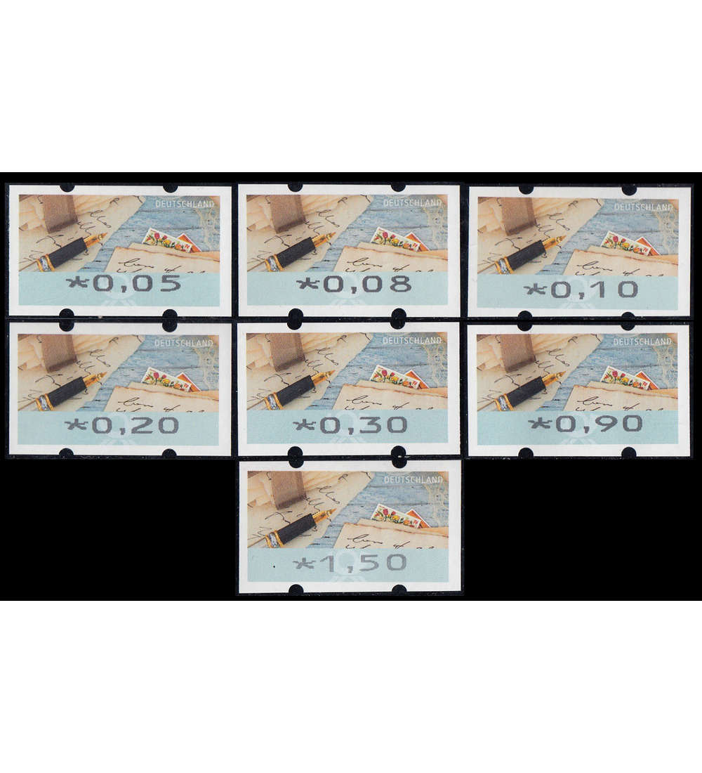 BRD Bund ATM8 VS1 postfrisch ** 5/8/10/20/30/90/150 Cent Briefmarken 2017