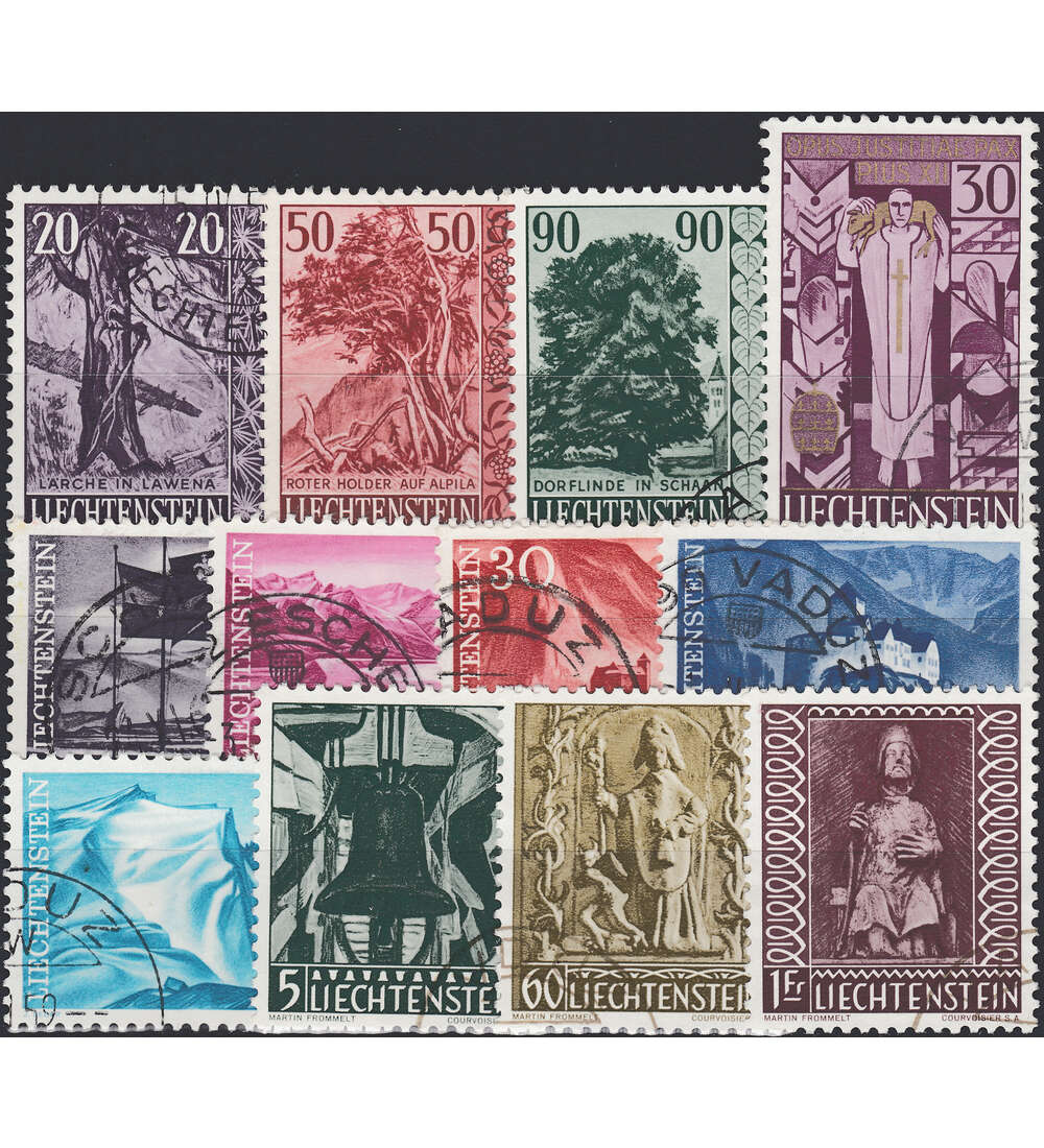 Liechtenstein 1959 gestempelt  Nr. 377-388
