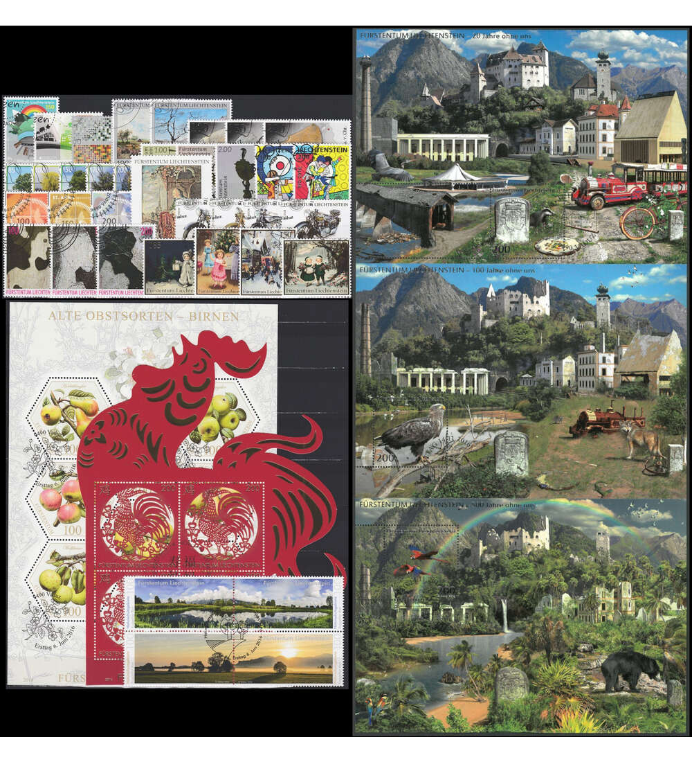 Liechtenstein 2016 gestempelt Nr. 1790-1838 Block 28