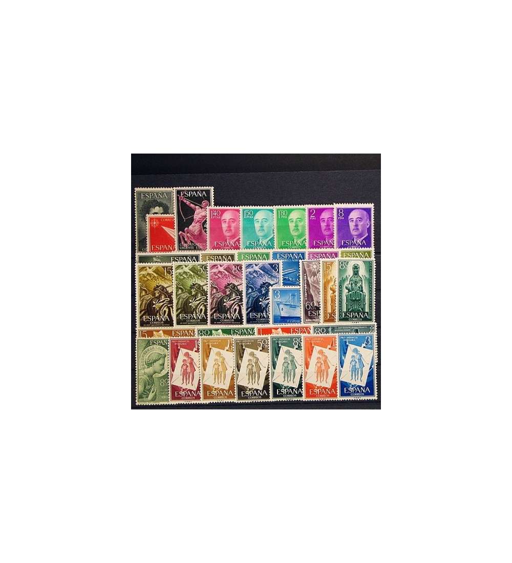 Spanien 1956 postfrisch Nr. 1070-1102