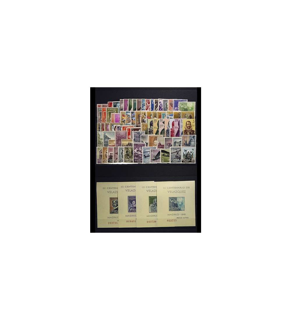 Spanien 1961 postfrisch Nr. 1221-1300 Block 15-18