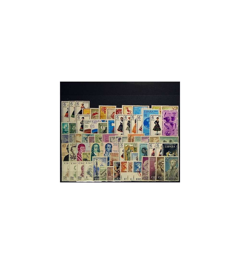 Spanien 1967 postfrisch Nr. 1662-1733