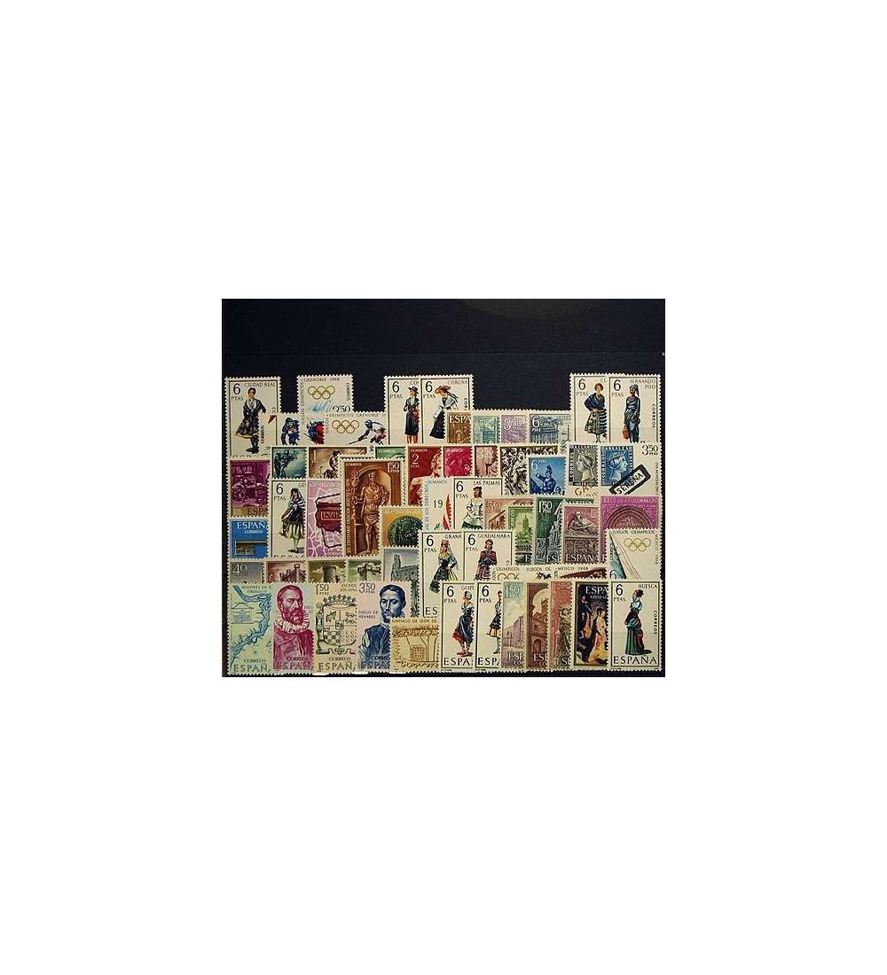 Spanien 1968 postfrisch Nr. 1734-1792