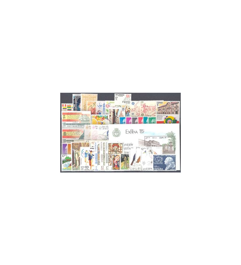 Spanien 1985 postfrisch Nr. 2663-2708 Block 28