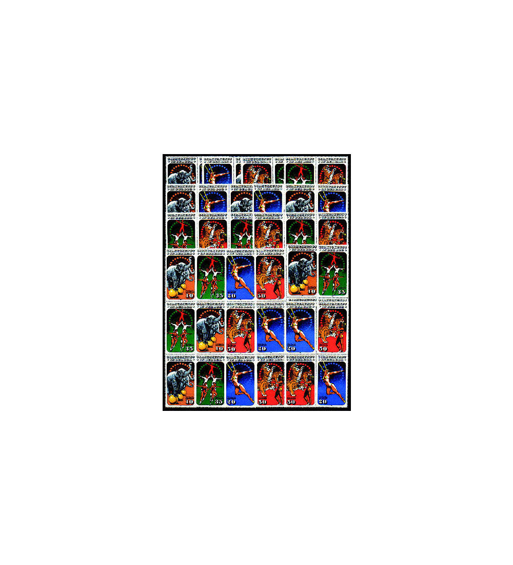 DDR ZD  Nr. 2983-2986 postfrisch **  Zirkuskunst 1985   WZd 645 - SZd 299, 16 Kombinat