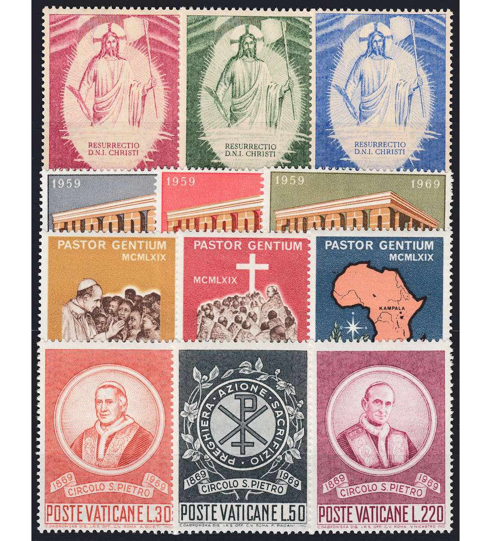 Vatikan 1969 postfrisch Nr. 544-555
