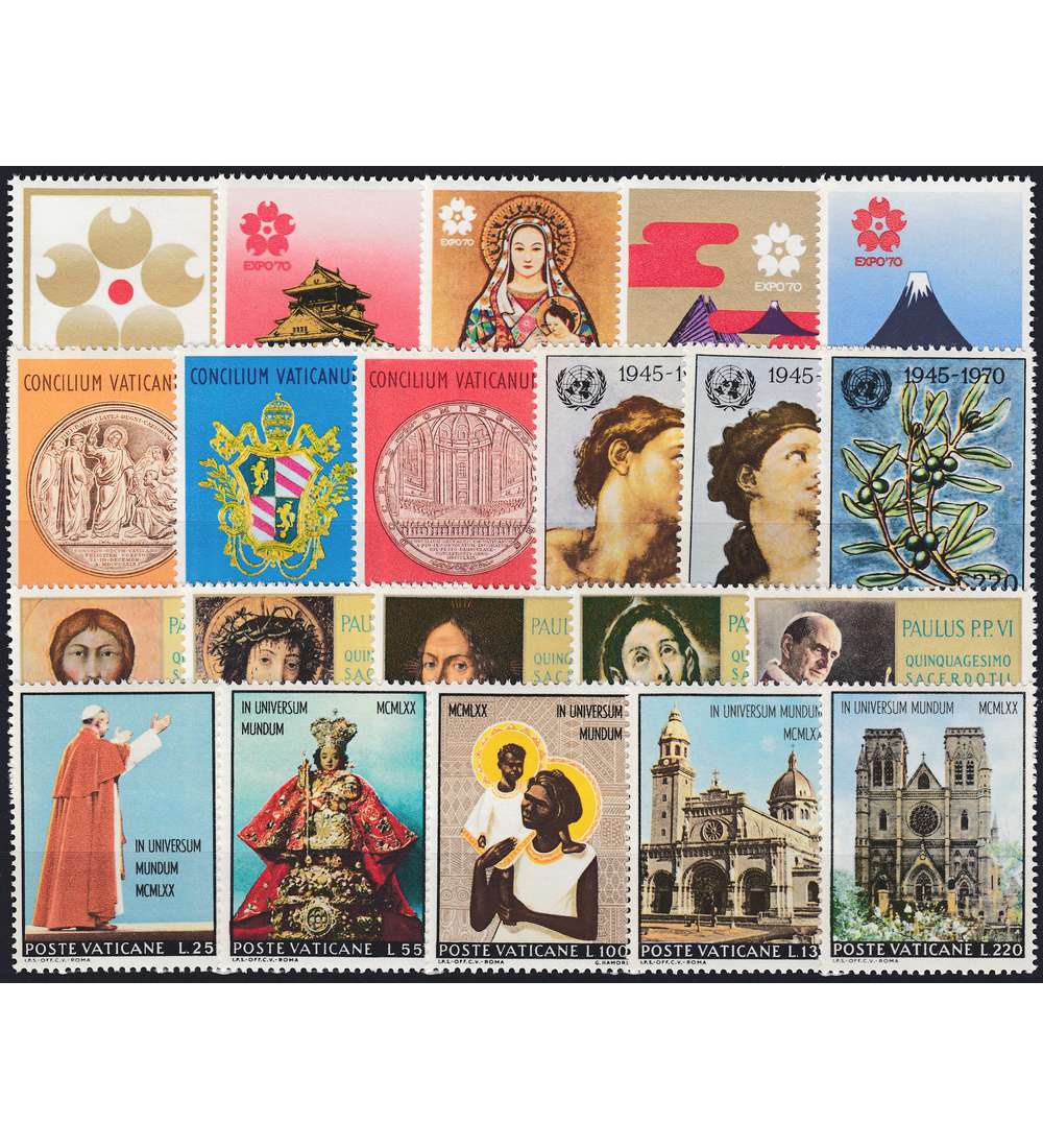Vatikan 1970 postfrisch Nr. 556-576