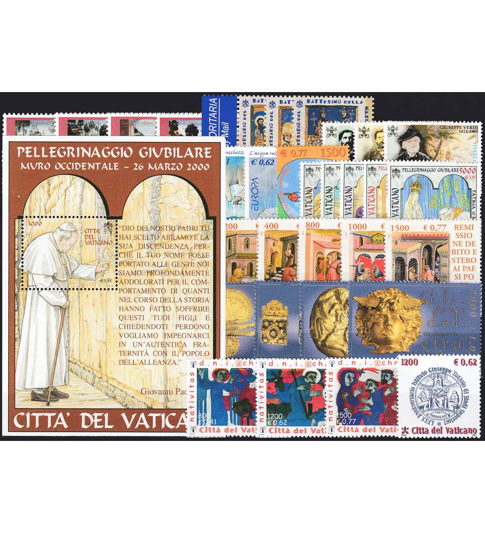 Vatikan 2001 postfrisch Nr. 1362-1393 Block 22