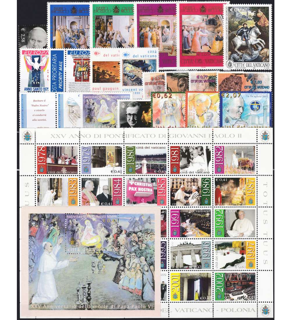 Vatikan 2003 postfrisch        Nr. 1428-1473 Block 24