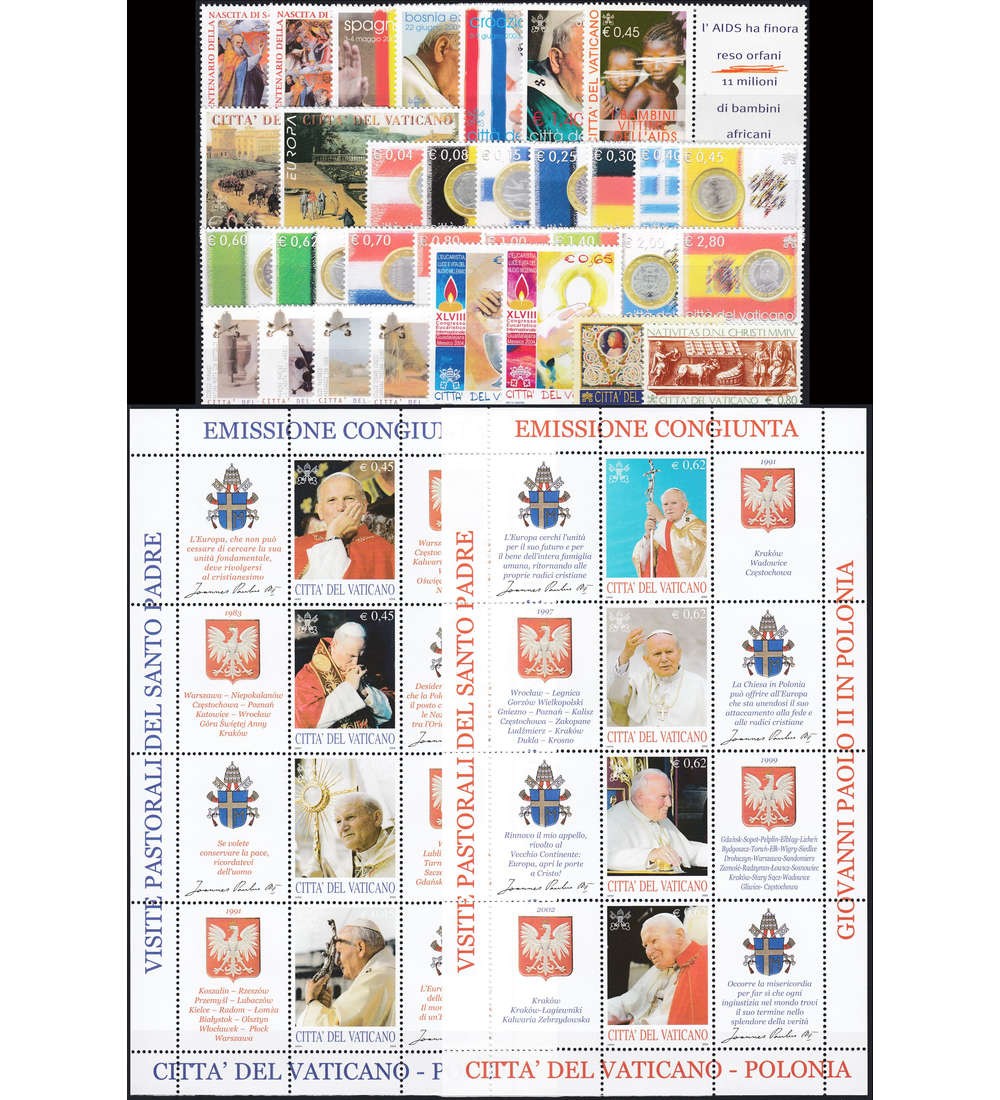 Vatikan 2004 postfrisch        Nr. 1474-1513