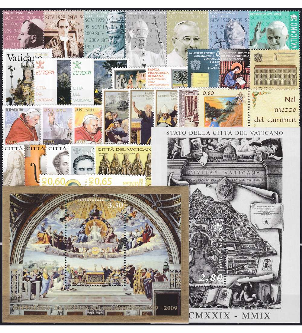 Vatikan 2009 postfrisch        Nr. 1629-1660 Block 32-33