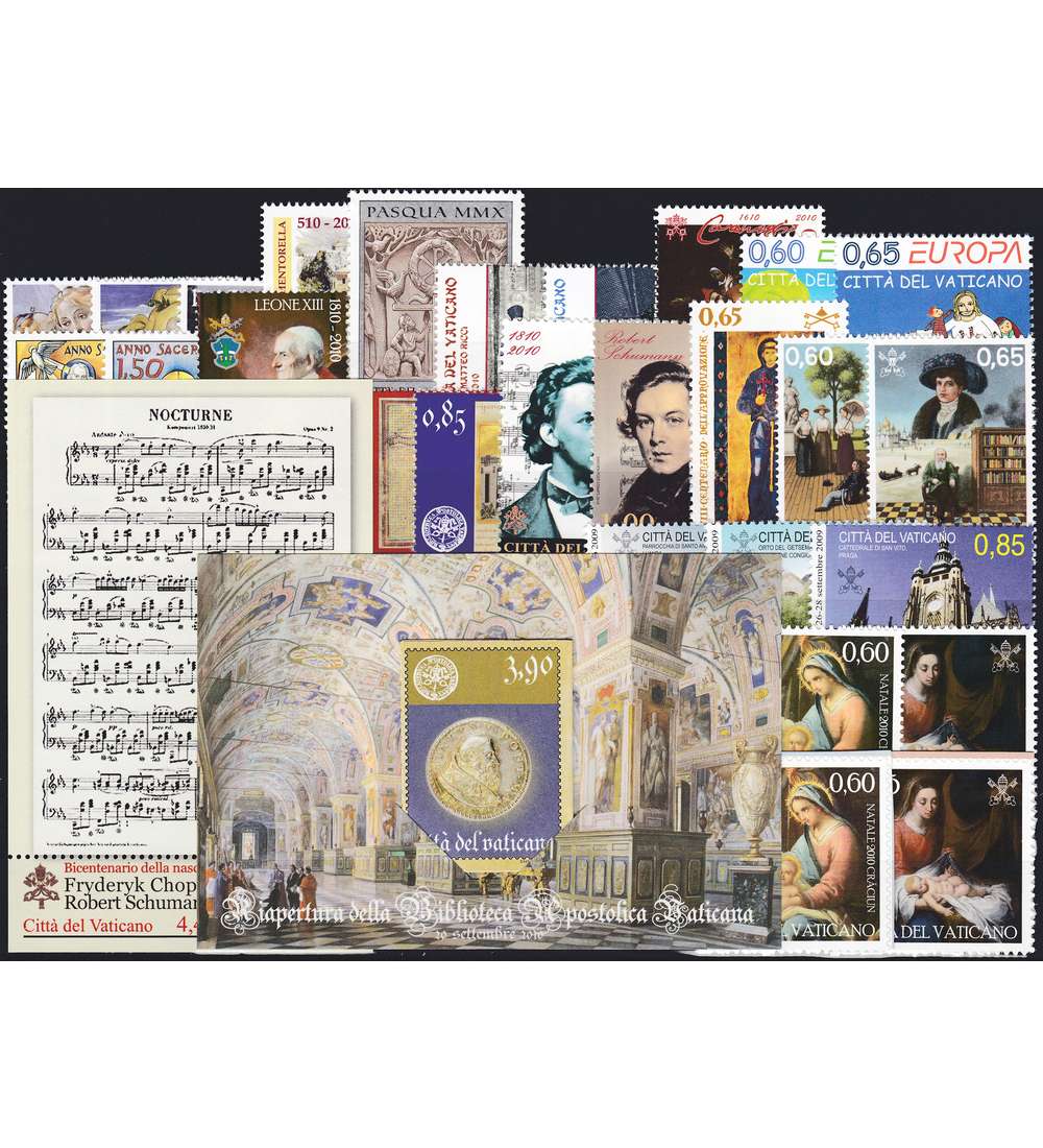 Vatikan 2010 postfrisch        Nr. 1661-1689 Block 34