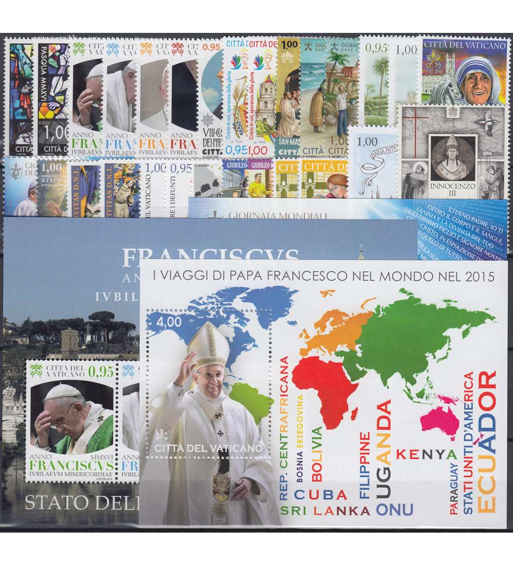 Vatikan 2016 postfrisch Nr. 1859-1888 Block 50-52
