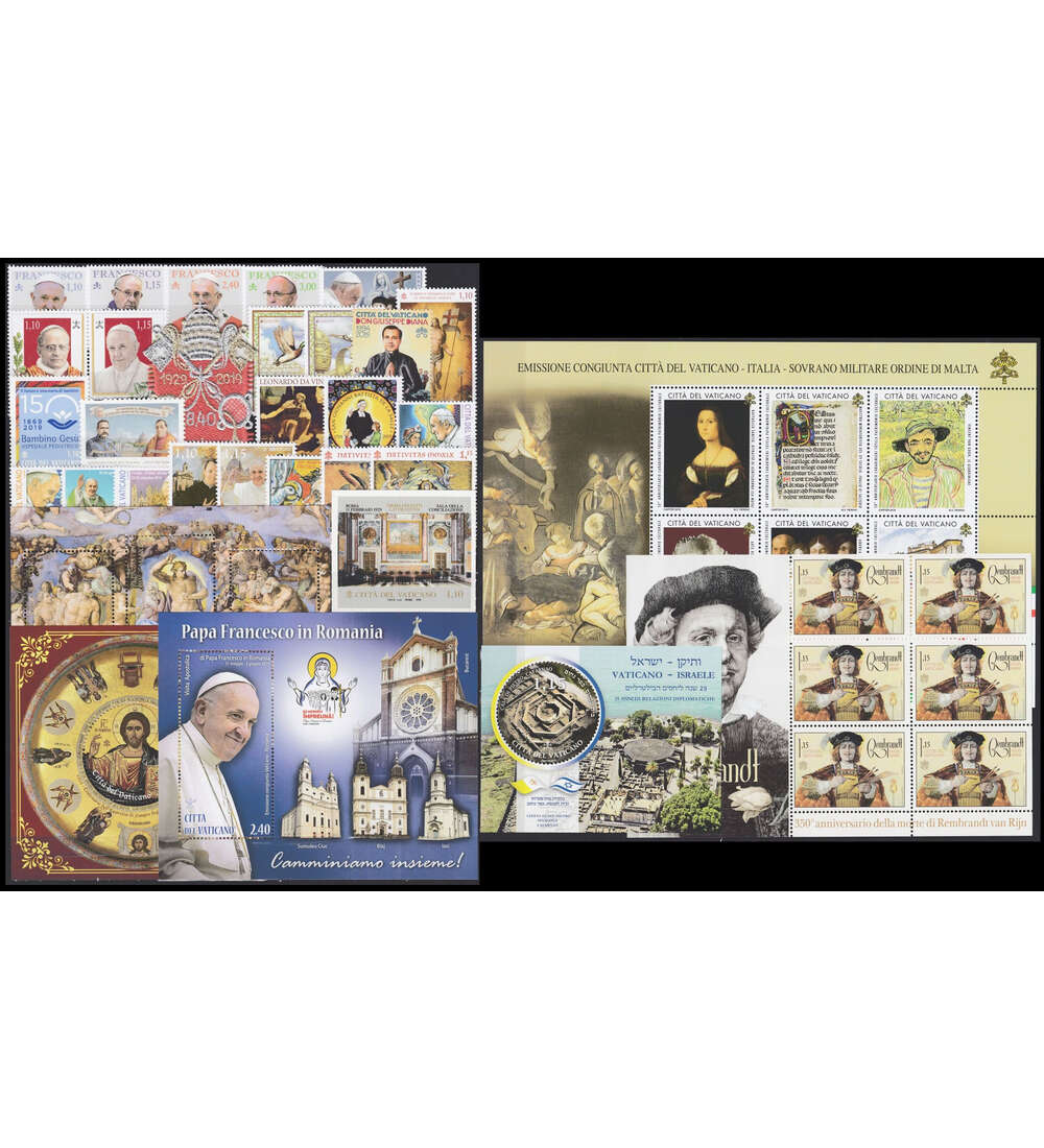 Vatikan 2019 postfrisch Nr. 1951-1984 Block 59-63