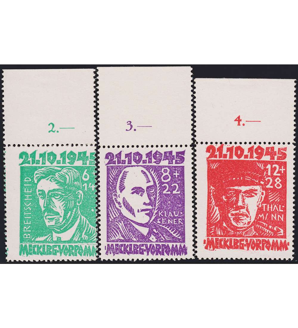 SBZ Nr. 20-22 OR postfrisch ** Oberrandsatz