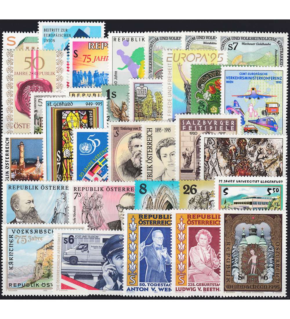 �sterreich 1995 postfrisch ** Nr. 2145-2176