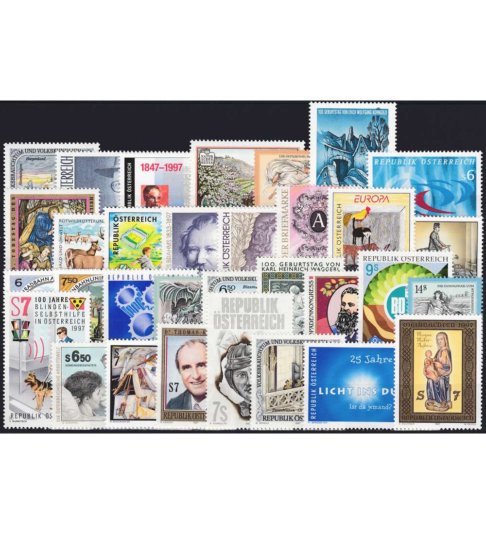 �sterreich 1997 postfrisch ** Nr. 2208-2239