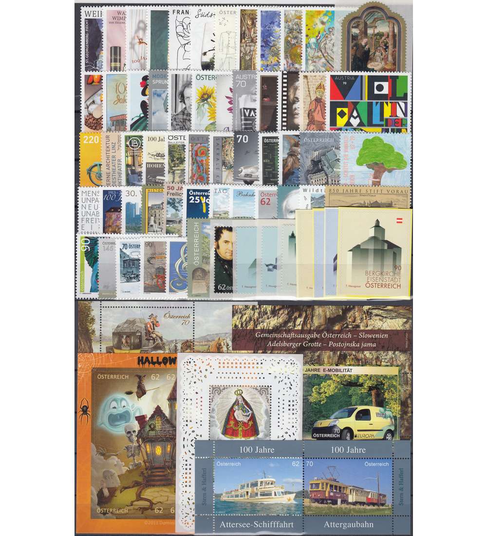 �sterreich Jahrgang 2013 postfrisch ** Nr. 3043-3114 Block 73-78