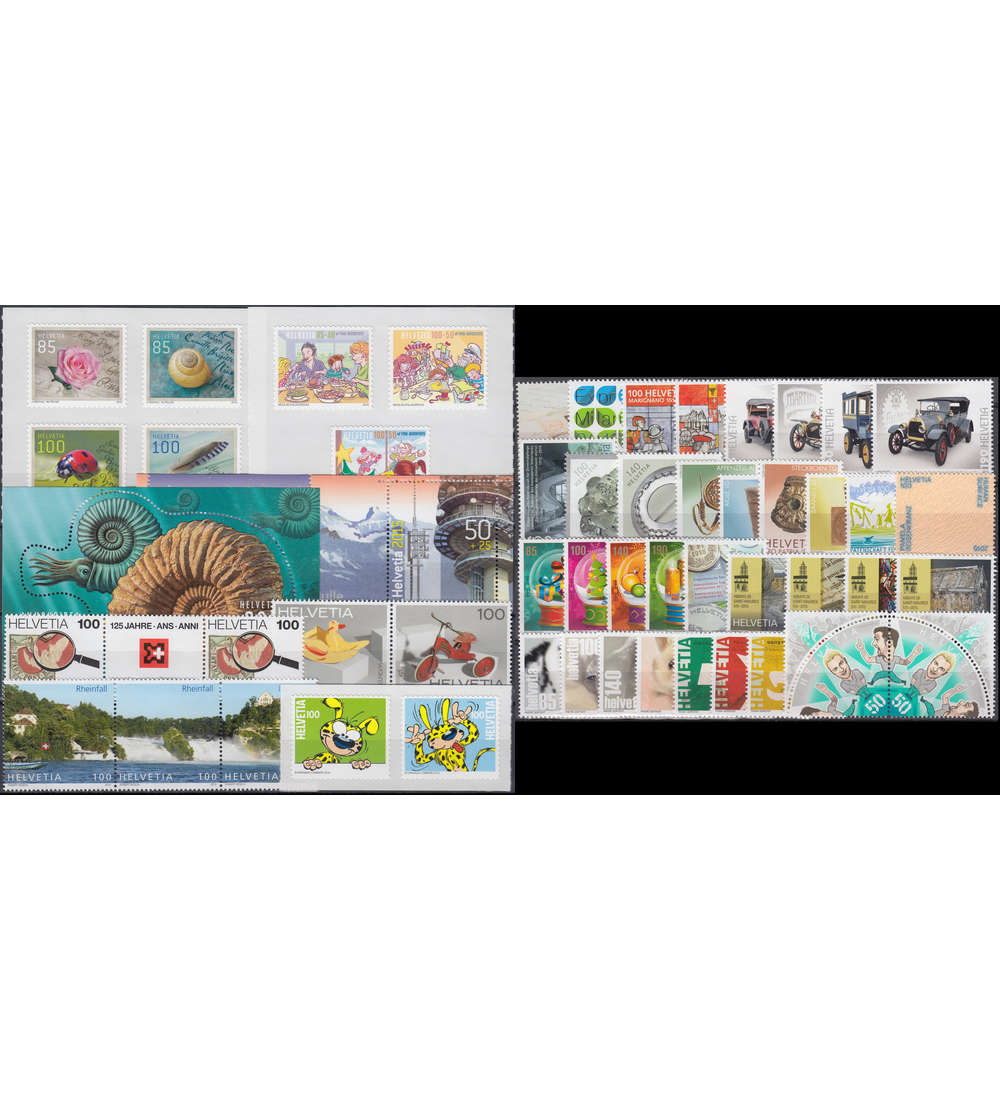 Schweiz 2015 postfrisch ** Nr. 2375-2426 Block 59