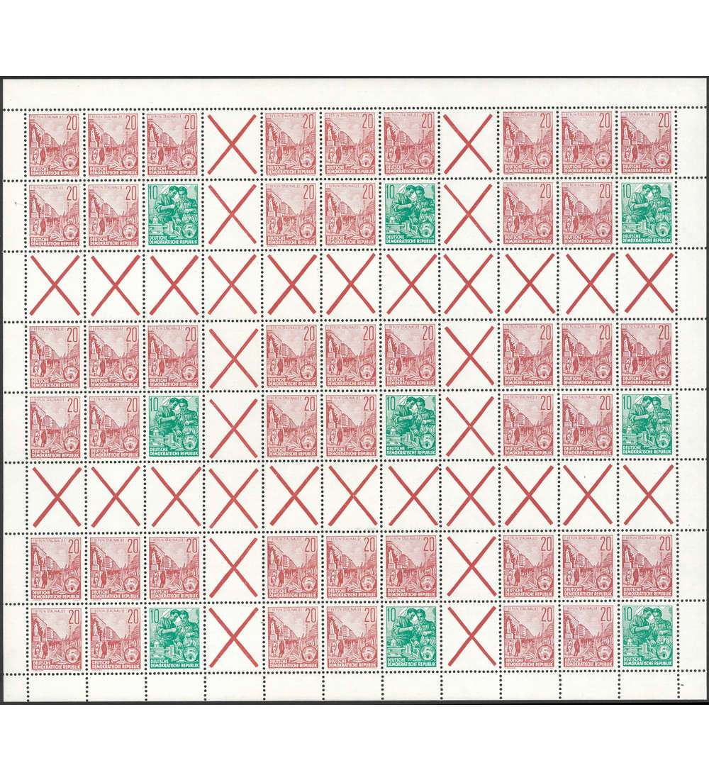 DDR-Markenheftchenbogen Nr. 9