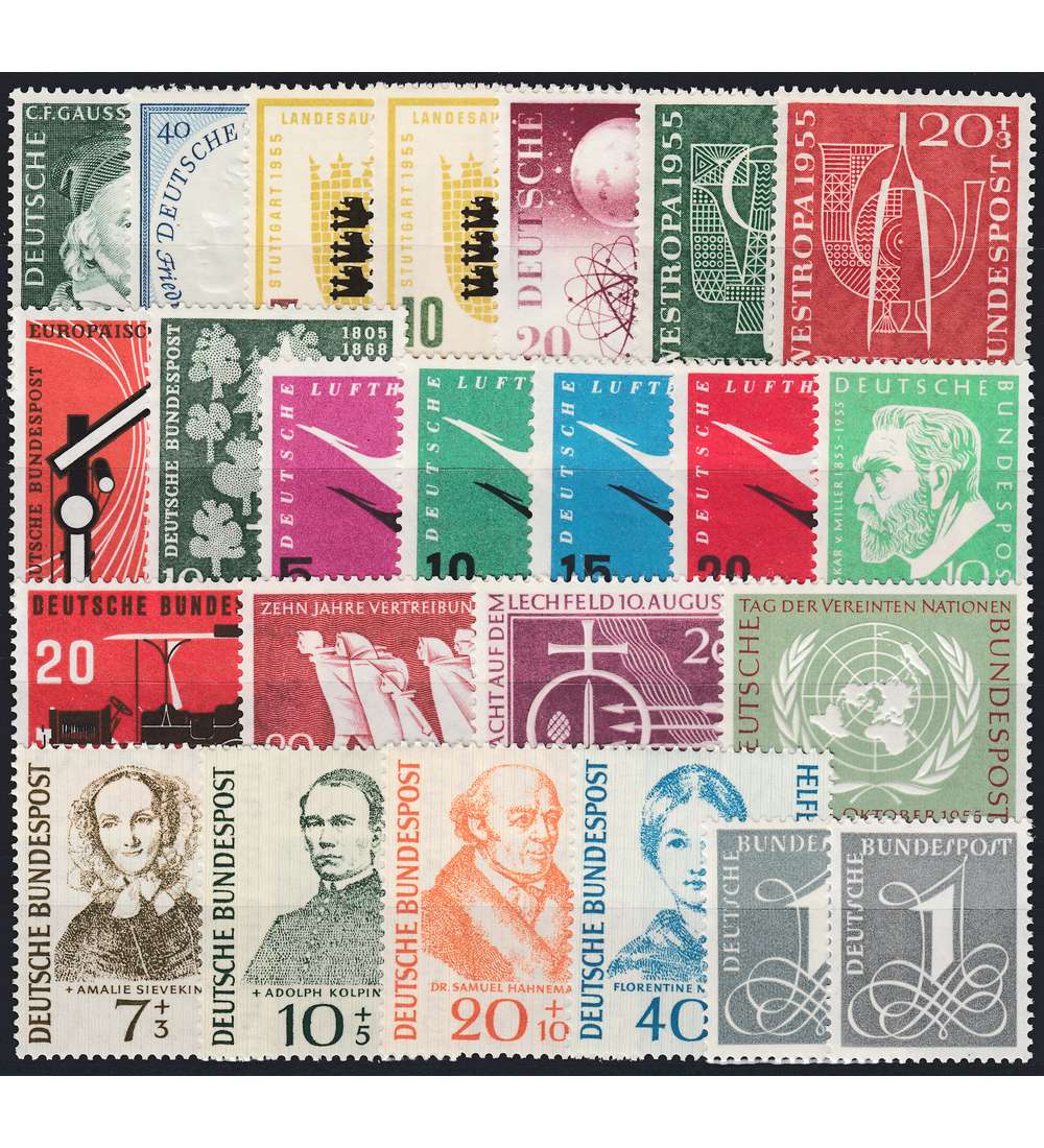 BRD Bund Jahrgang 1955 postfrisch ** komplett