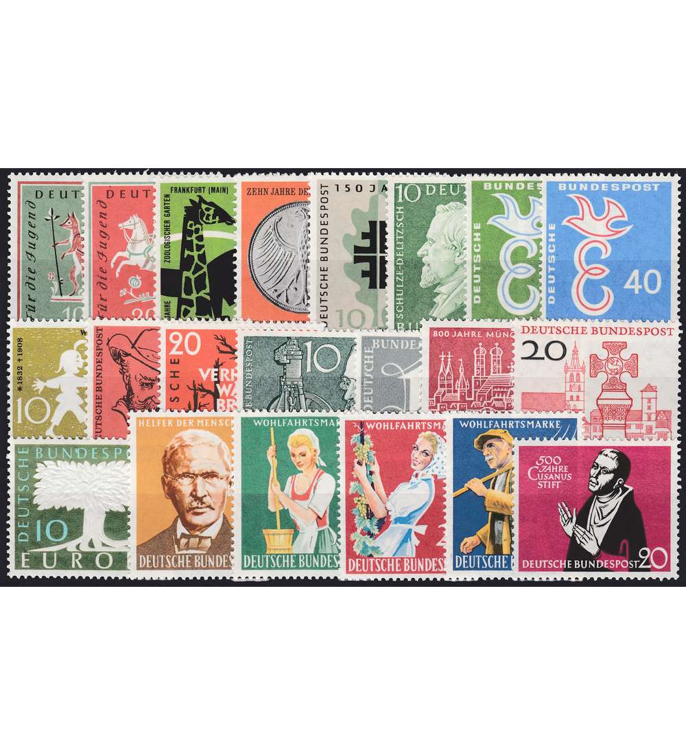BRD Bund Jahrgang 1958 postfrisch ** komplett