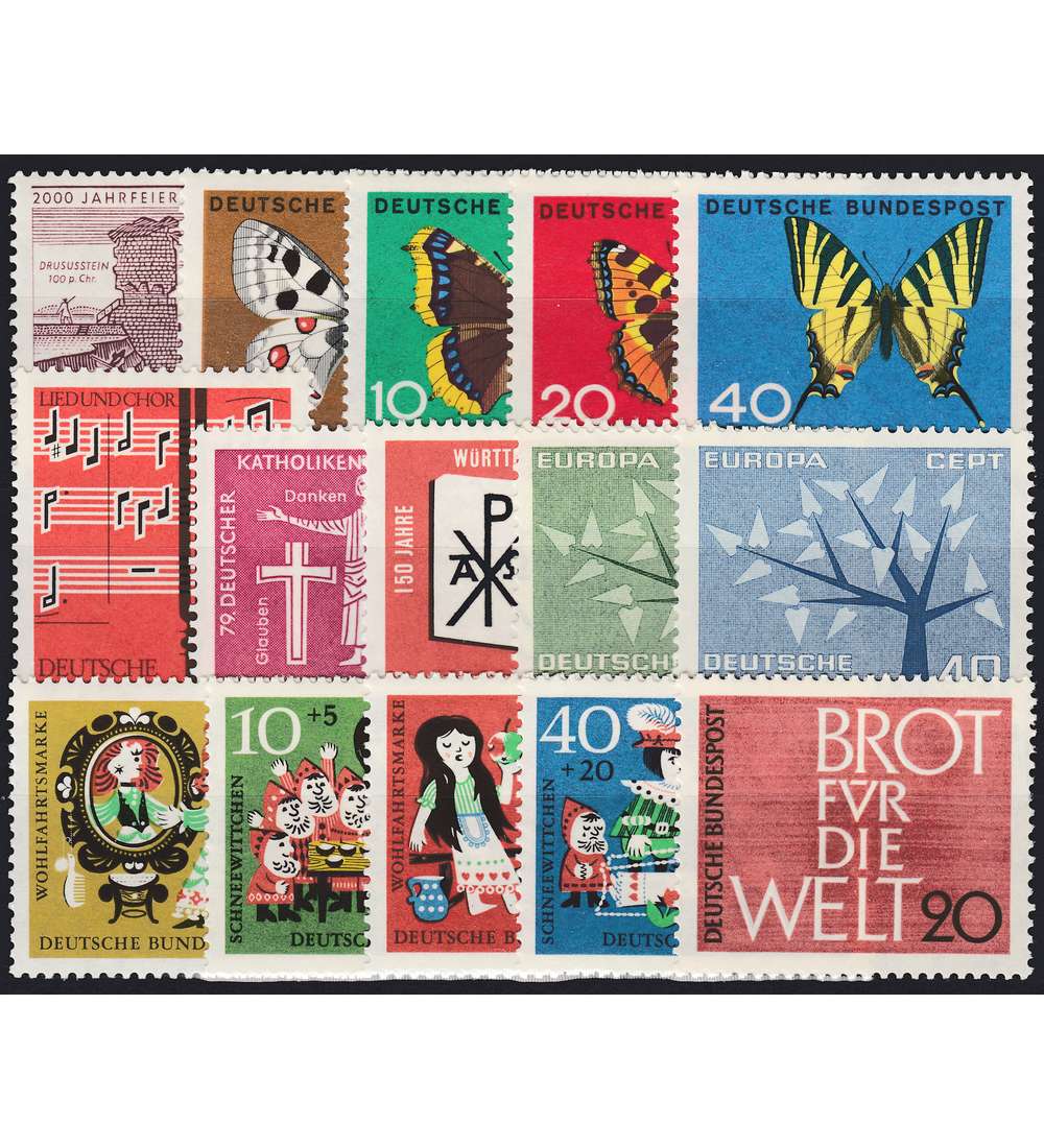 BRD Bund Jahrgang 1962 postfrisch ** komplett