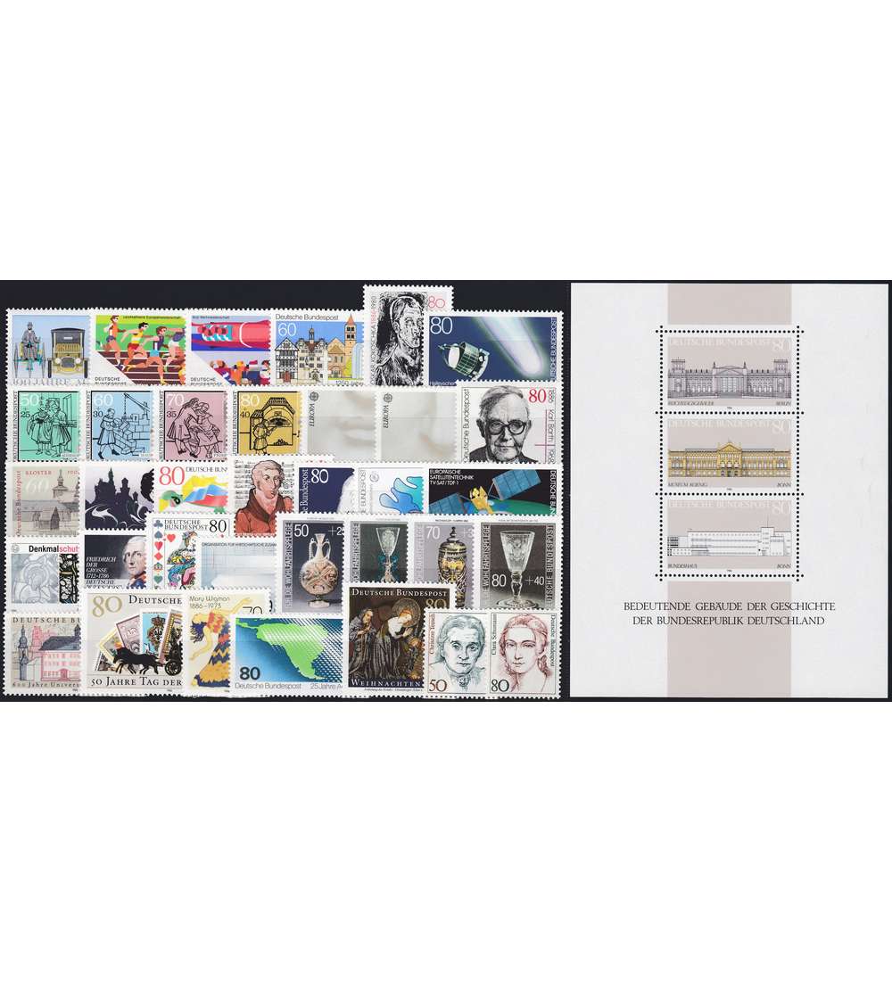 BRD Bund Jahrgang 1986 postfrisch **  komplett