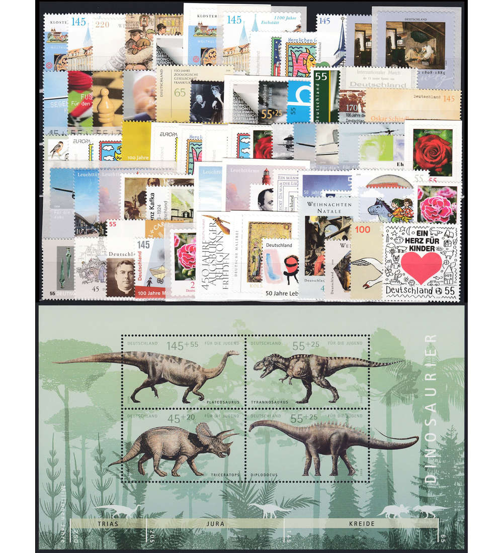 BRD Bund Jahrgang 2008 postfrisch ** MNH komplett