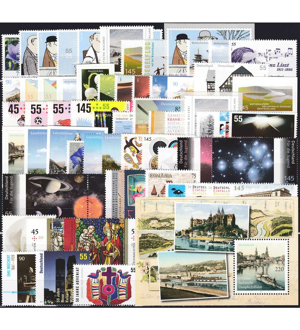 BRD Bund Jahrgang 2011 postfrisch ** MNH komplett