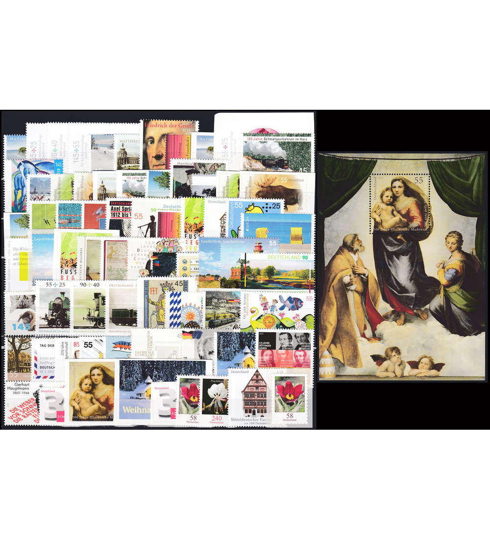 BRD Bund Jahrgang 2012 postfrisch ** MNH komplett