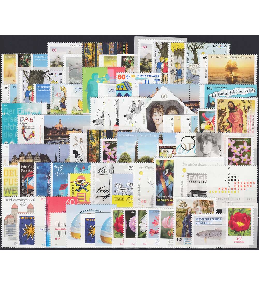 BRD Bund Jahrgang 2014 postfrisch ** MNH komplett